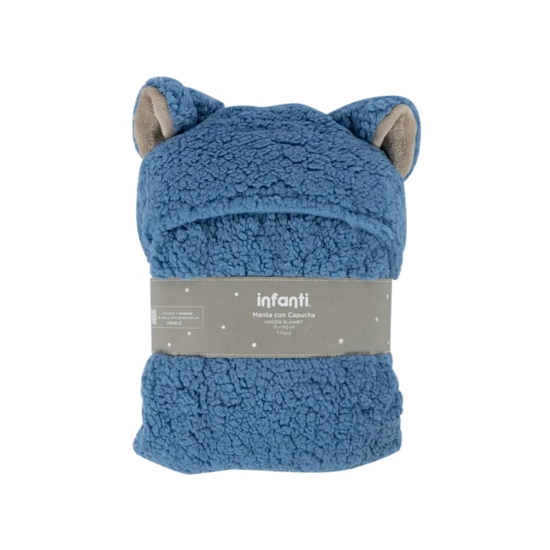 FRAZADA PONCHO SHERPA NIÑO - 4