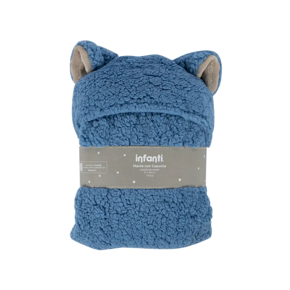 FRAZADA PONCHO SHERPA NIÑO - 4