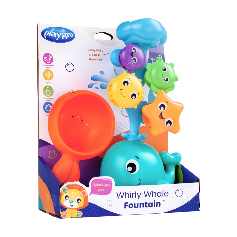 JUGUETE PARA EL BAÑO FUENTE BALLENA REMOLINO PLAYGRO - 3