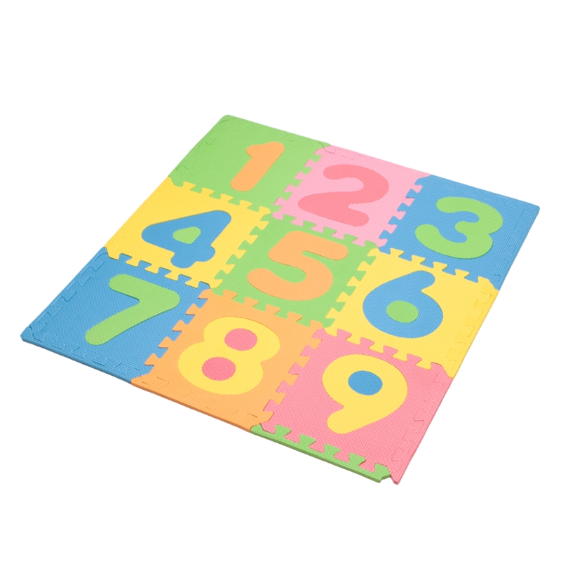ALFOMBRA MAT EVA NUMEROS MULTICOLOR  9 PZ INFANTI - 2