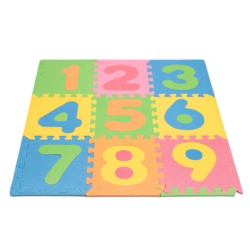 ALFOMBRA MAT EVA NUMEROS MULTICOLOR  9 PZ INFANTI - 3