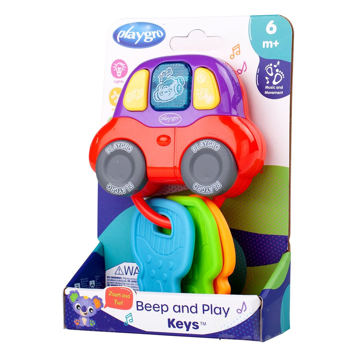 SONAJERO LLAVES BEEP AND PLAY PLAYGRO - 3