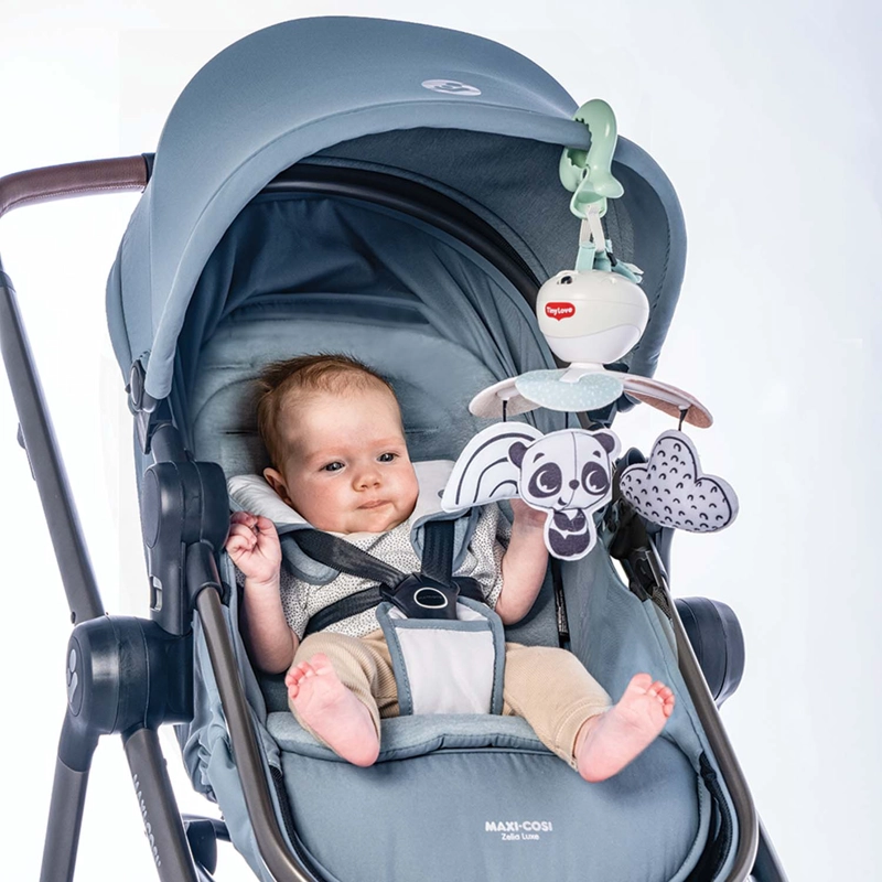 MOVIL TAKE ALONG NEGRO Y BLANCO DECOR TINY LOVE - 2