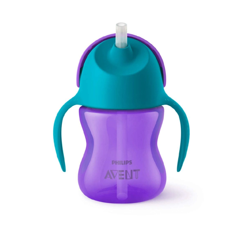 VASO CON BOMBILLA FLEXIBLE DE 200 ML/7 OZ DINO NIÑA - 2