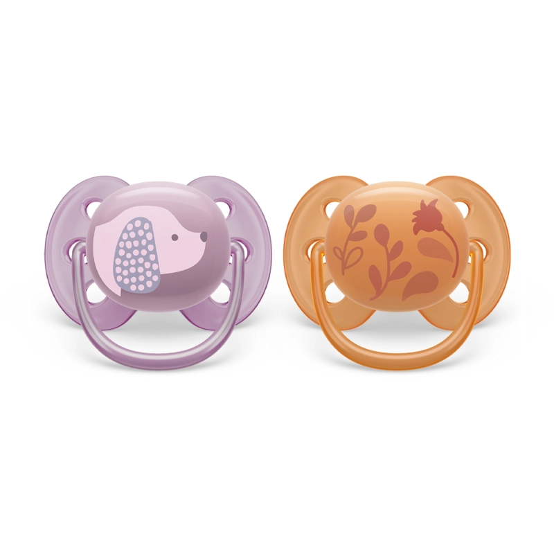 CHUPETE ULTRA SOFT 6-18 MESES NIÑA PHILIPS AVENT - 1