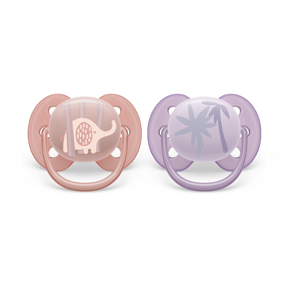 CHUPETE ULTRA SOFT 0-6 MESES NIÑA PHILIPS AVENT - 1
