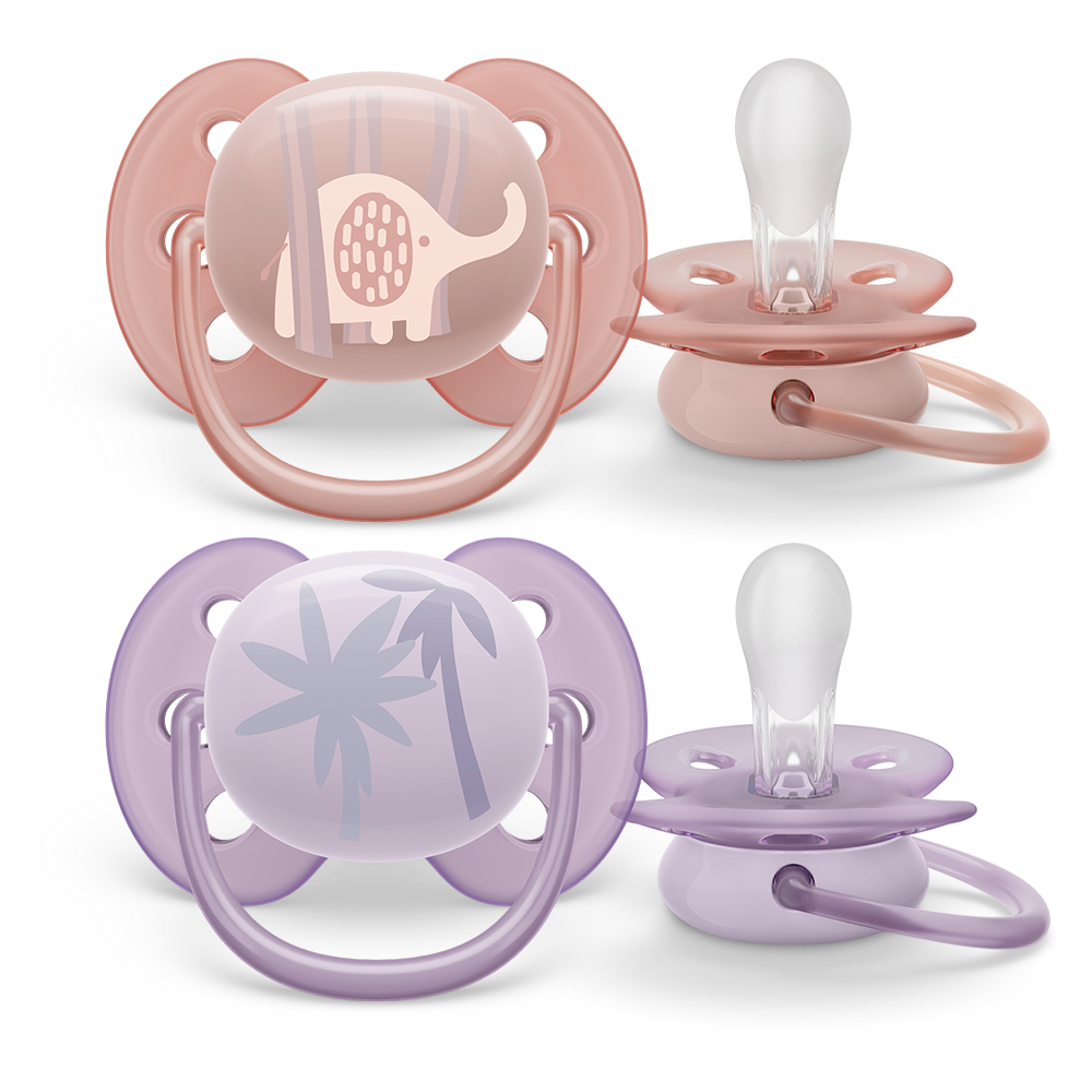 CHUPETE ULTRA SOFT 0-6 MESES NIÑA PHILIPS AVENT - 2