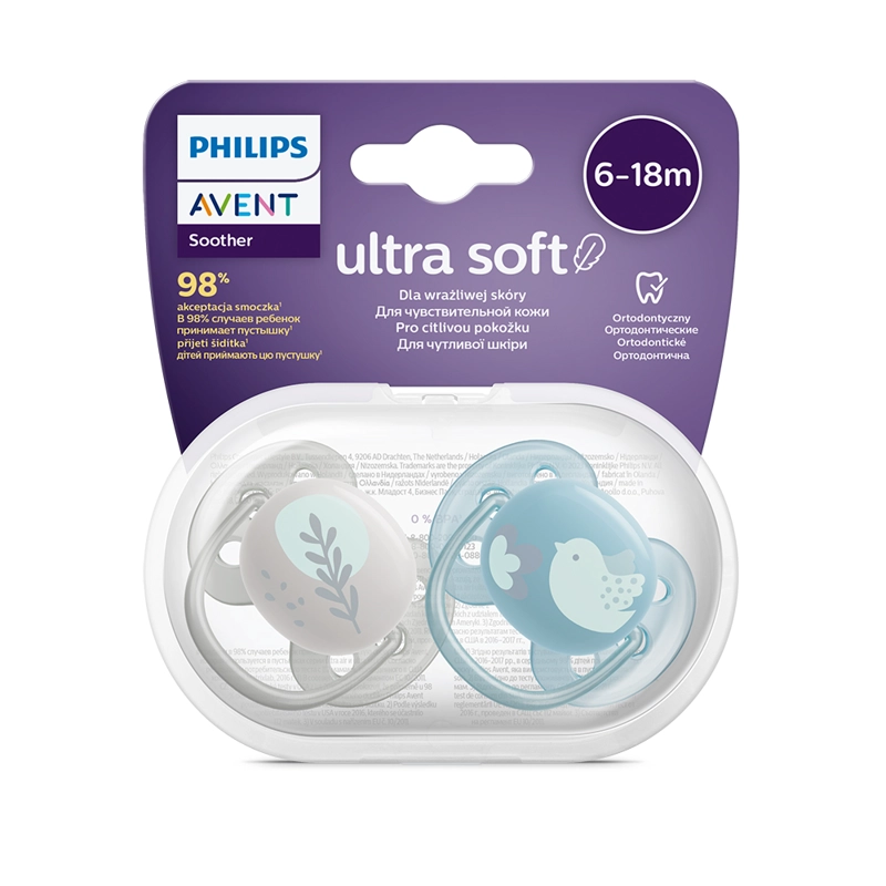 CHUPETE ULTRA SOFT 6-18 MESES NIÑO PHILIPS AVENT - 3