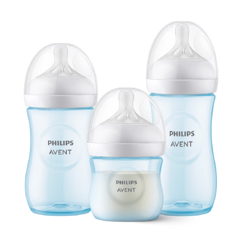 SET DE 3 MAMADERAS (125, 260, 330 ML) BLUE PHILIPS AVENT - 1