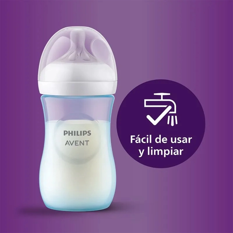 SET DE 3 MAMADERAS (125, 260, 330 ML) BLUE PHILIPS AVENT - 5