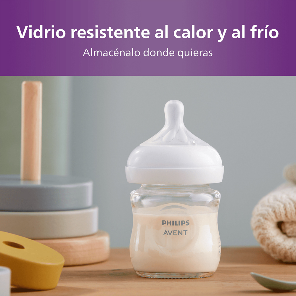 MAMADERA VIDRIO NATURAL 3.0 120 ML - 4
