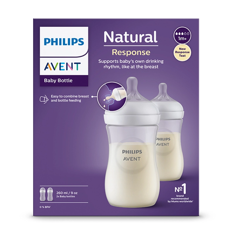 SET 2 MAMADERAS NATURAL 3.0 260ML - 5