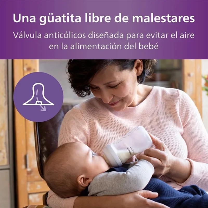 SET DE 3 MAMADERAS (125, 260, 330 ML) PHILIPS AVENT - 3