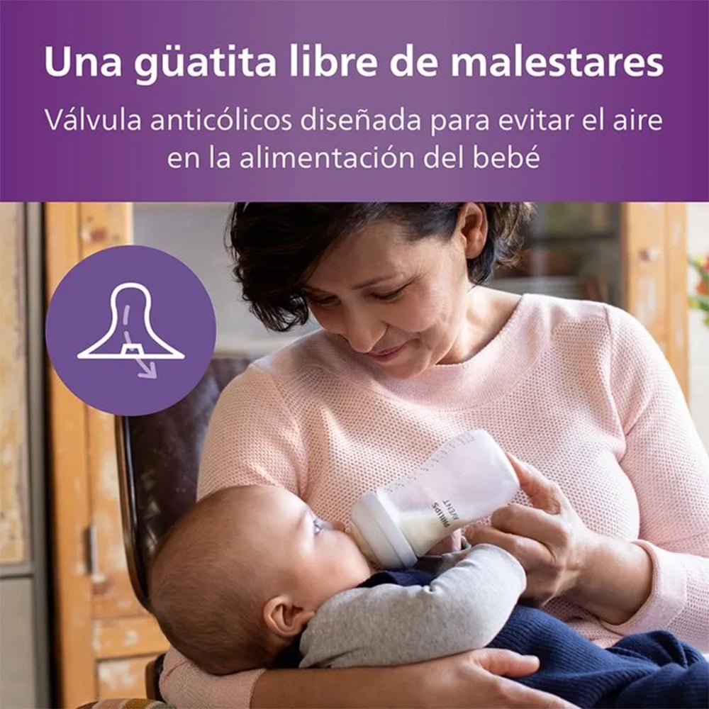 SET DE 3 MAMADERAS (125, 260, 330 ML) PHILIPS AVENT - 3