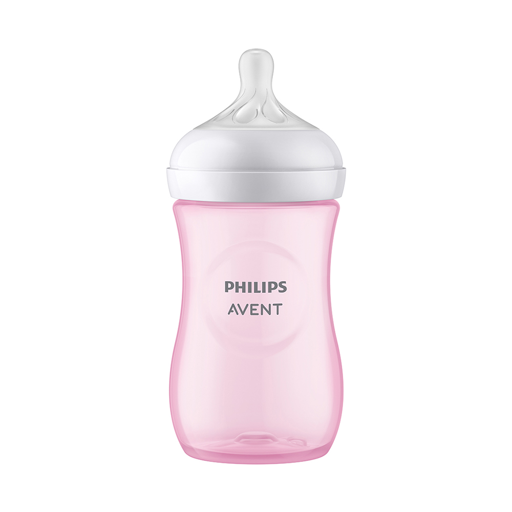 MAMADERA NATURAL 3.0. 260ML PP PINK - 3
