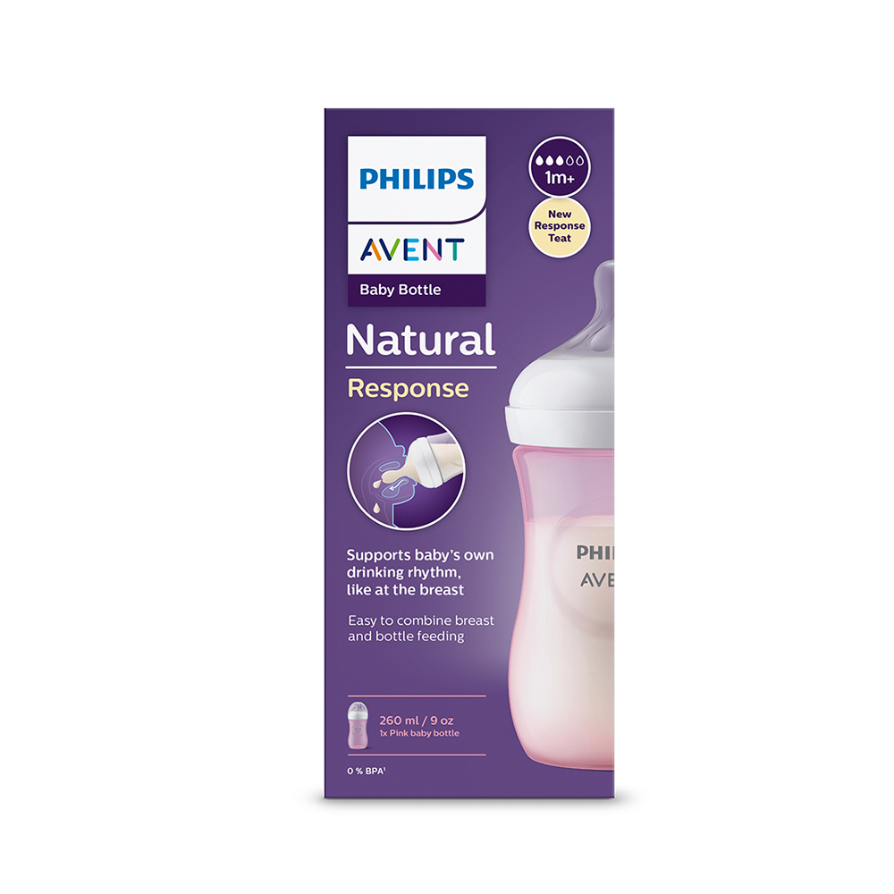 MAMADERA NATURAL 3.0. 260ML PP PINK - 6