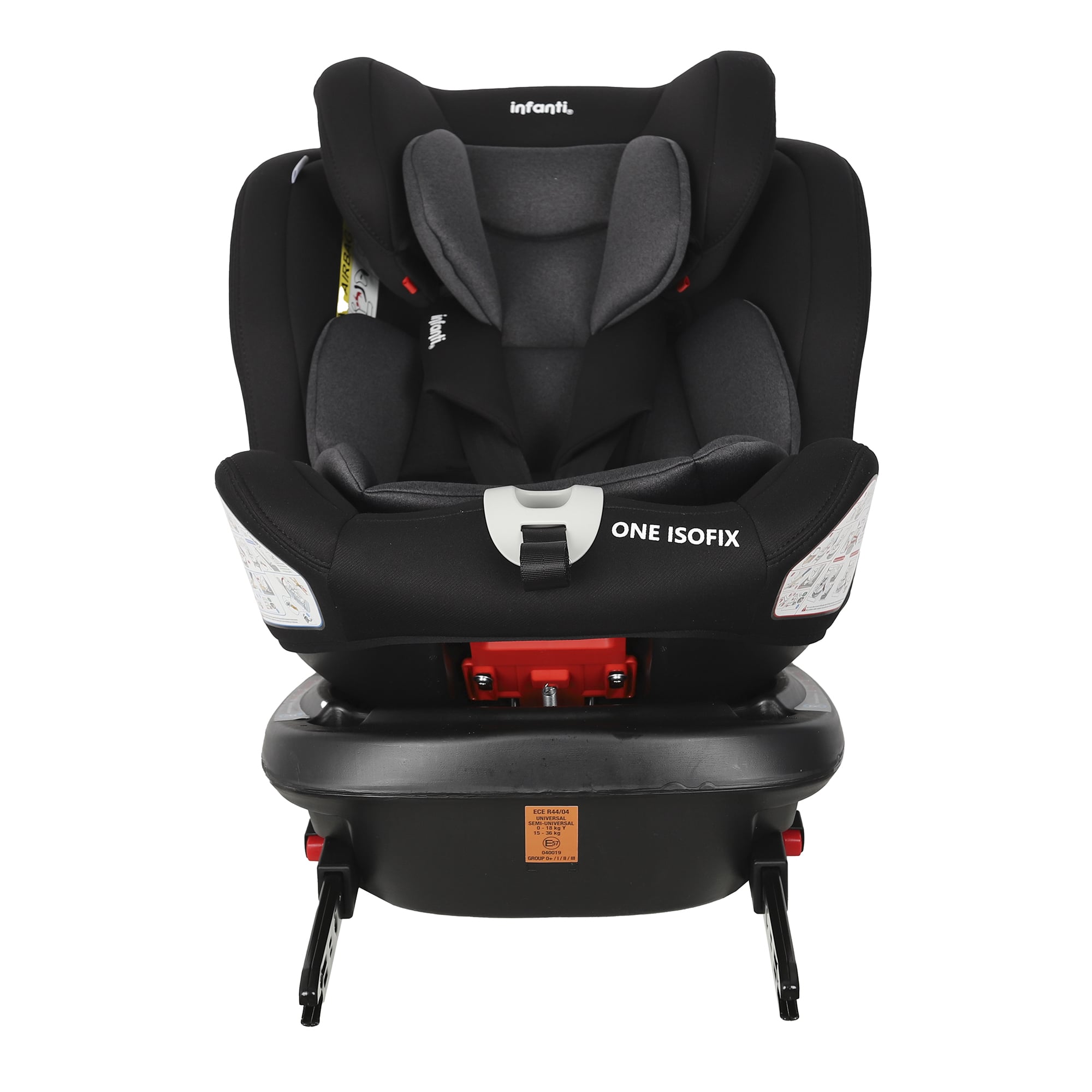 SILLA DE AUTO CONVERTIBLE ONE ISOFIX DARK GREY INFANTI - 4