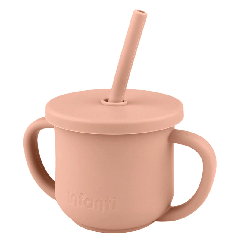 VASO 2 EN 1 CON ASAS TERRACOTA INFANTI - 1