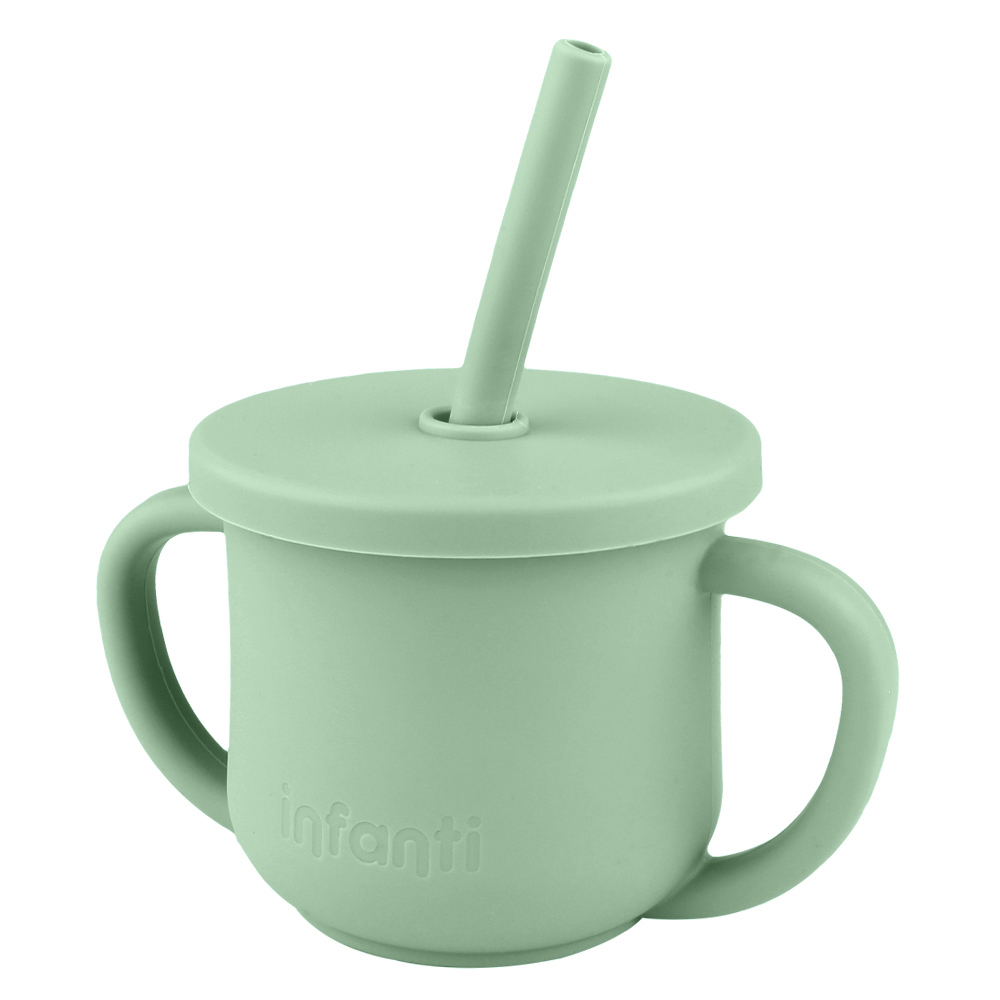 VASO 2 EN 1 CON ASAS VERDE INFANTI - 1