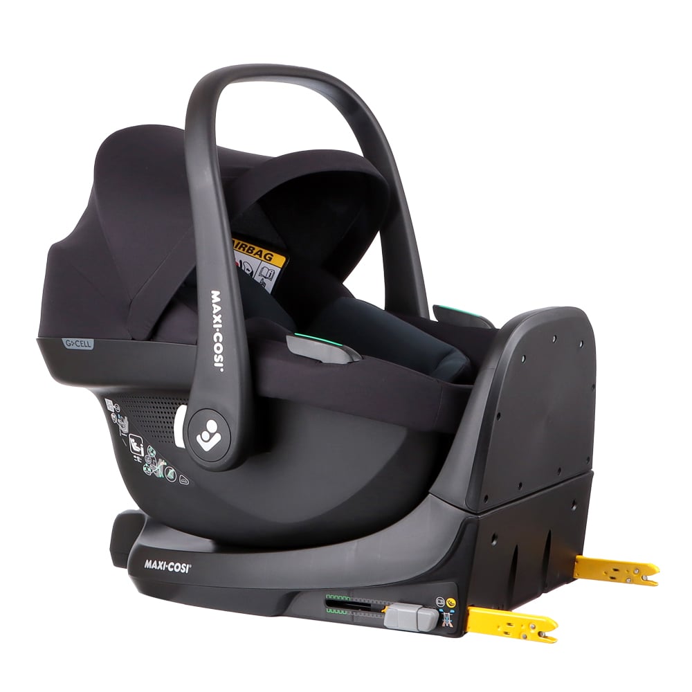 SILLA AUTO NIDO CABRIOFIX BLACK+FAMILYFIX S BLACK MAXI COSI - 1