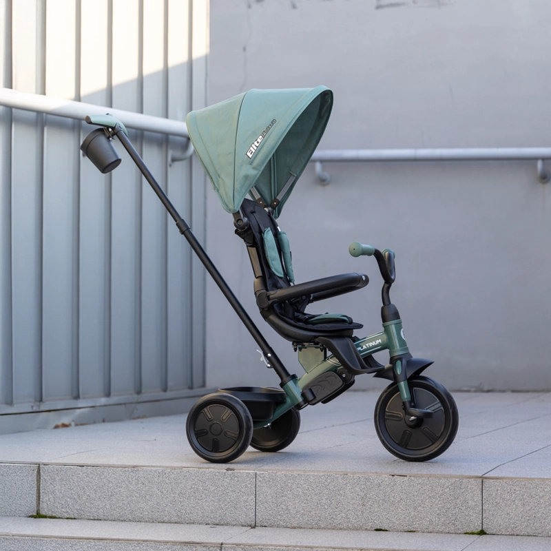 TRICICLO ELITE PLATINUM VERDE QPLAY - 6