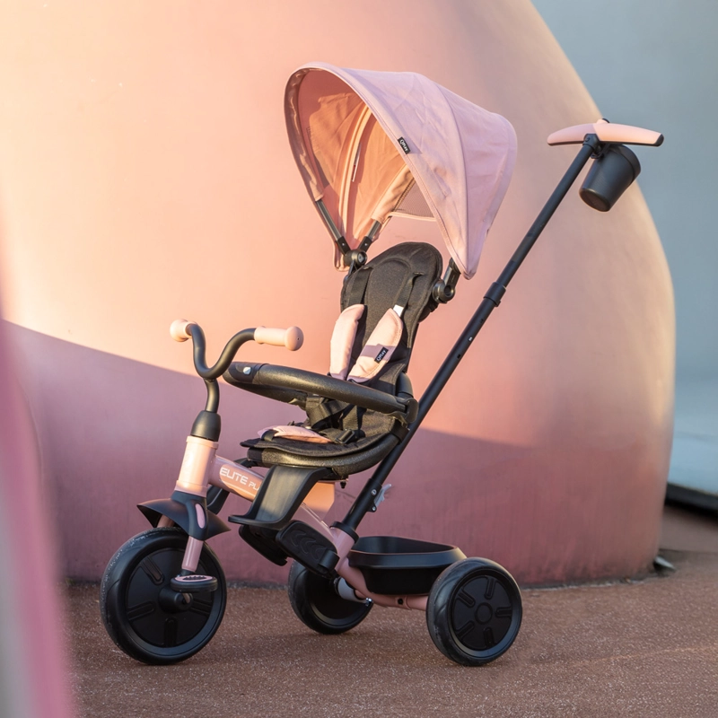 TRICICLO ELITE PLATINUM ROSADO QPLAY - 4