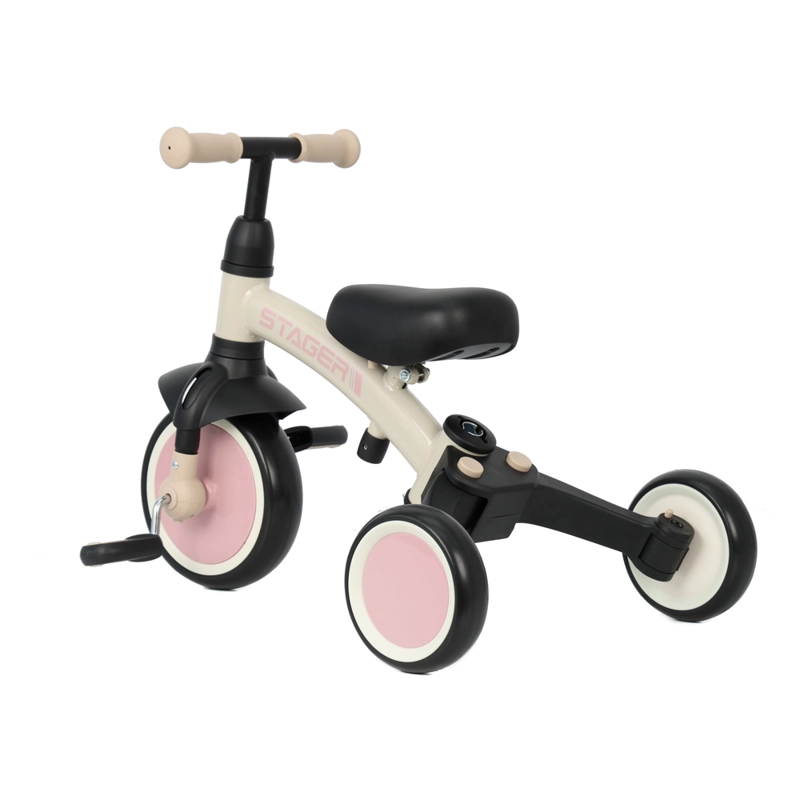 TRICICLO STAGER 3 IN 1 ROSADO QPLAY - 2