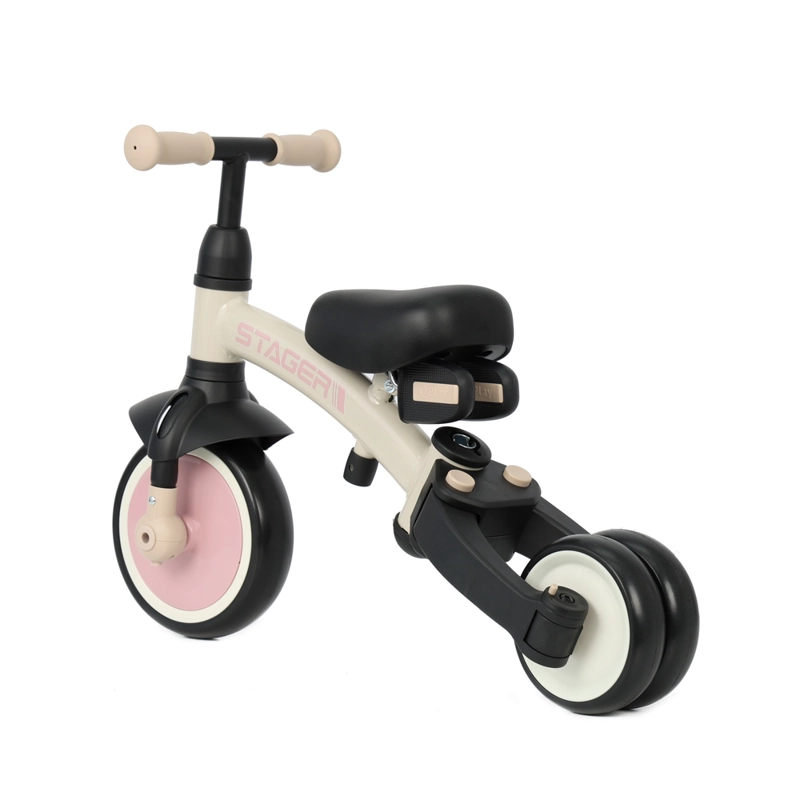 TRICICLO STAGER 3 IN 1 ROSADO QPLAY - 4