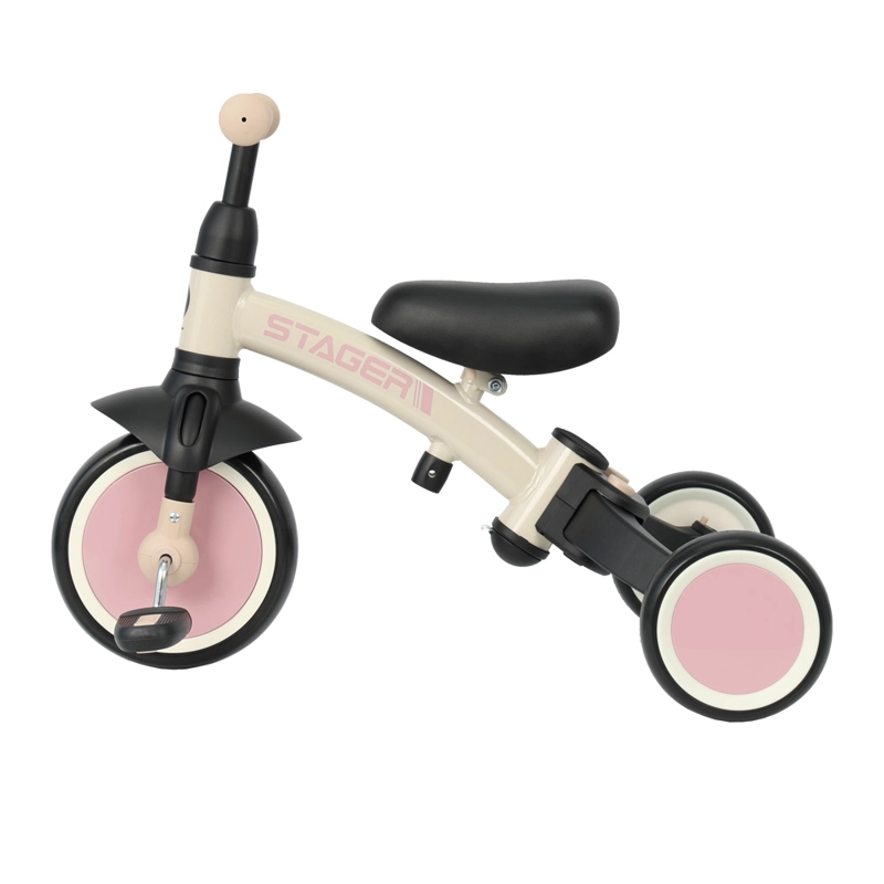 TRICICLO STAGER 3 IN 1 ROSADO QPLAY - 6