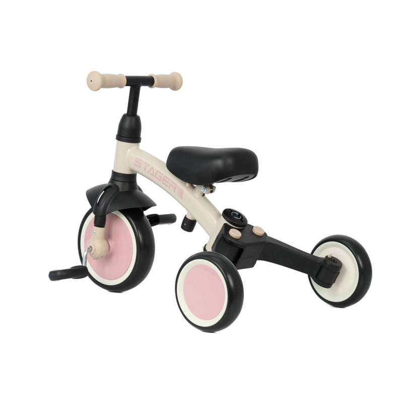 TRICICLO STAGER 3 IN 1 ROSADO QPLAY - 8