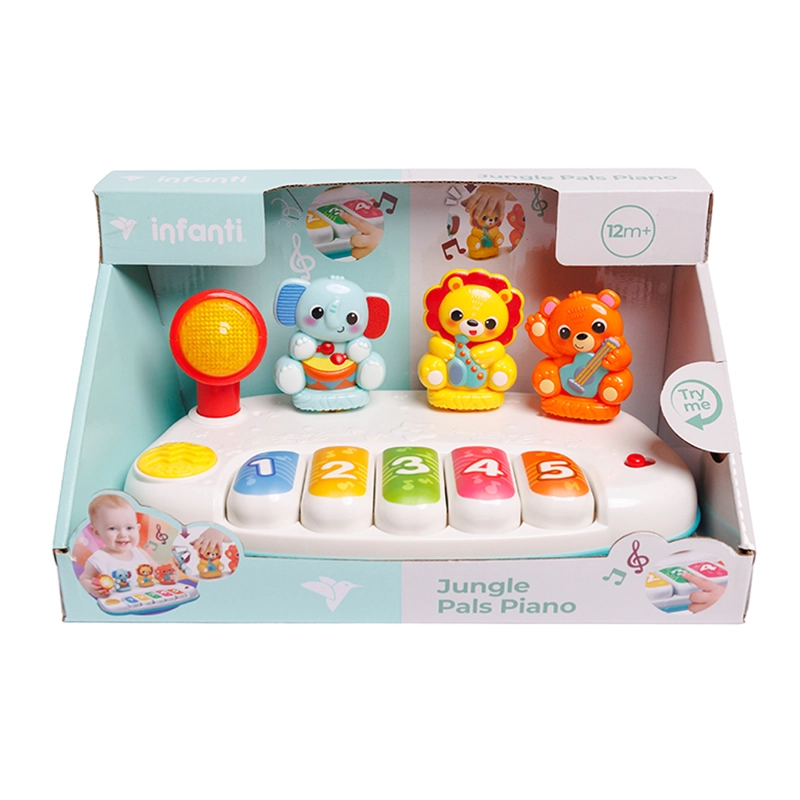 BABY JUNGLE PALS PIANO MUSICAL INFANTI - 5