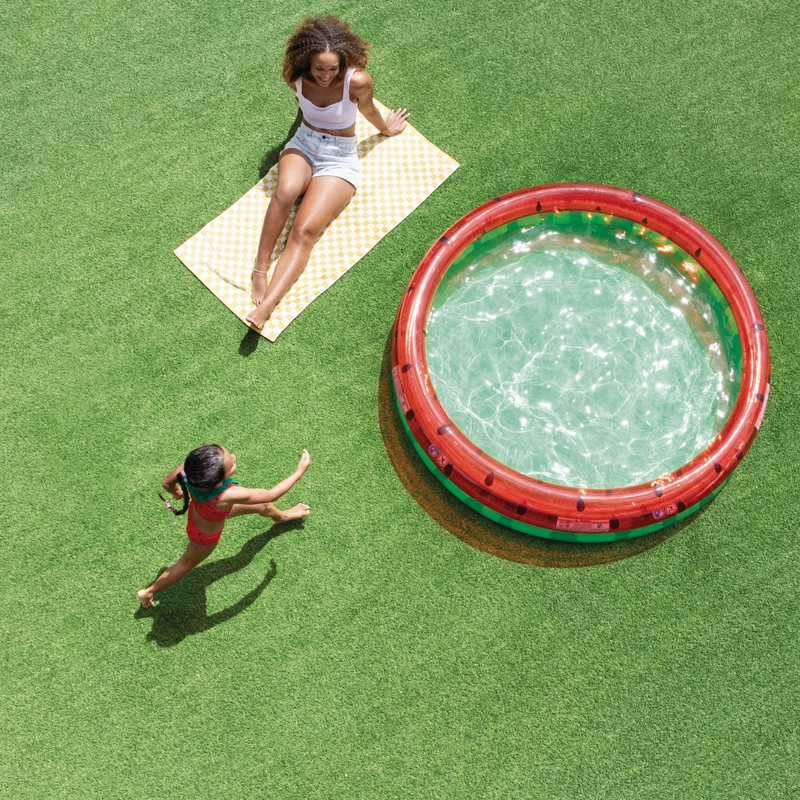 PISCINA INFLABLE INFANTIL WATERMELON 168X38 CM INTEX - FF - 4