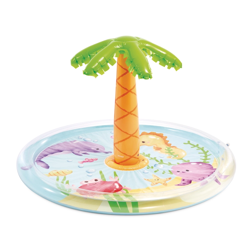 PISCINA INFLABLE PALMERA CON ROCIADOR DE AGUA INTEX - FF - 1