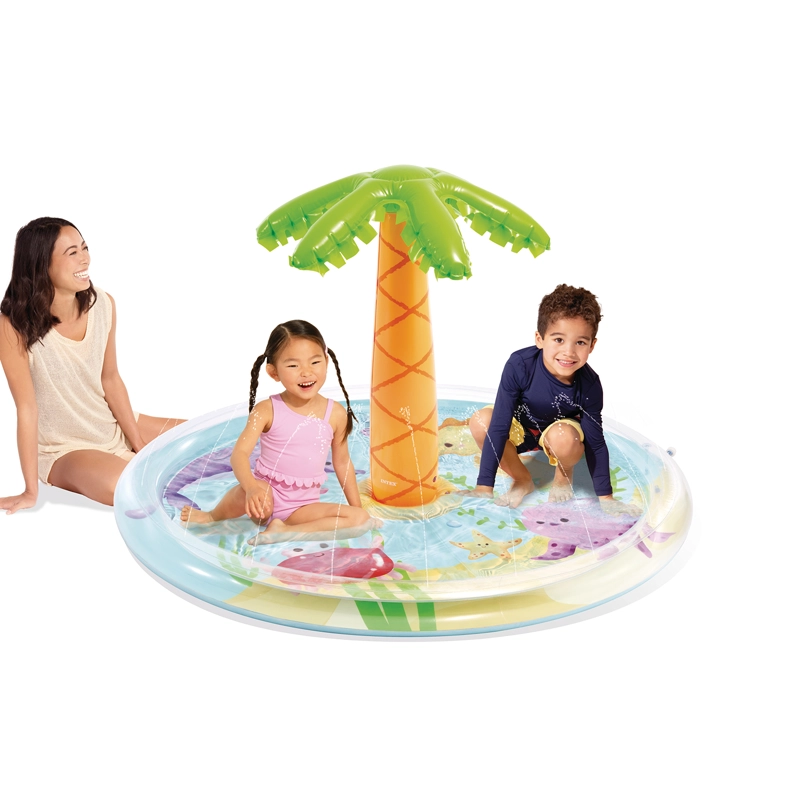 PISCINA INFLABLE PALMERA CON ROCIADOR DE AGUA INTEX - FF - 3