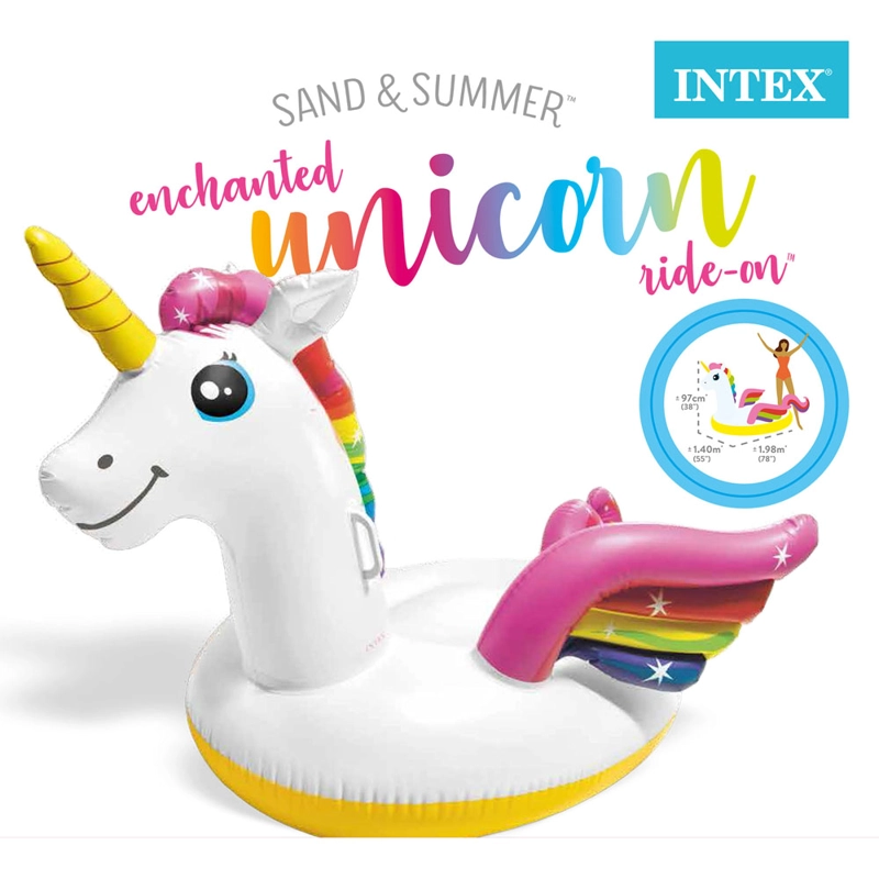 FLOTADOR MONTABLE UNICORNIO INTEX - FF - 3