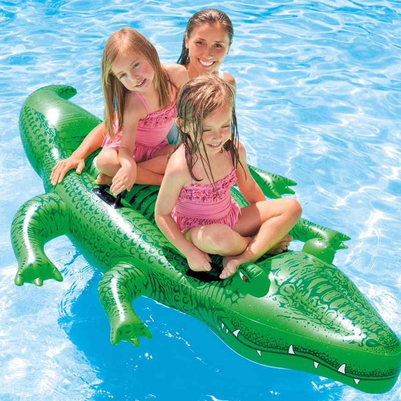 FLOTADOR MONTABLE COCODRILO 203X114CM INTEX - FF - 3