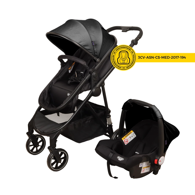 COCHE TRAVEL SYSTEM LUMMY BLACK COSCO - 2