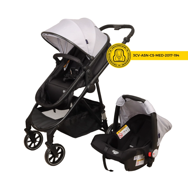 COCHE TRAVEL SYSTEM LUMMY GREY COSCO - 2