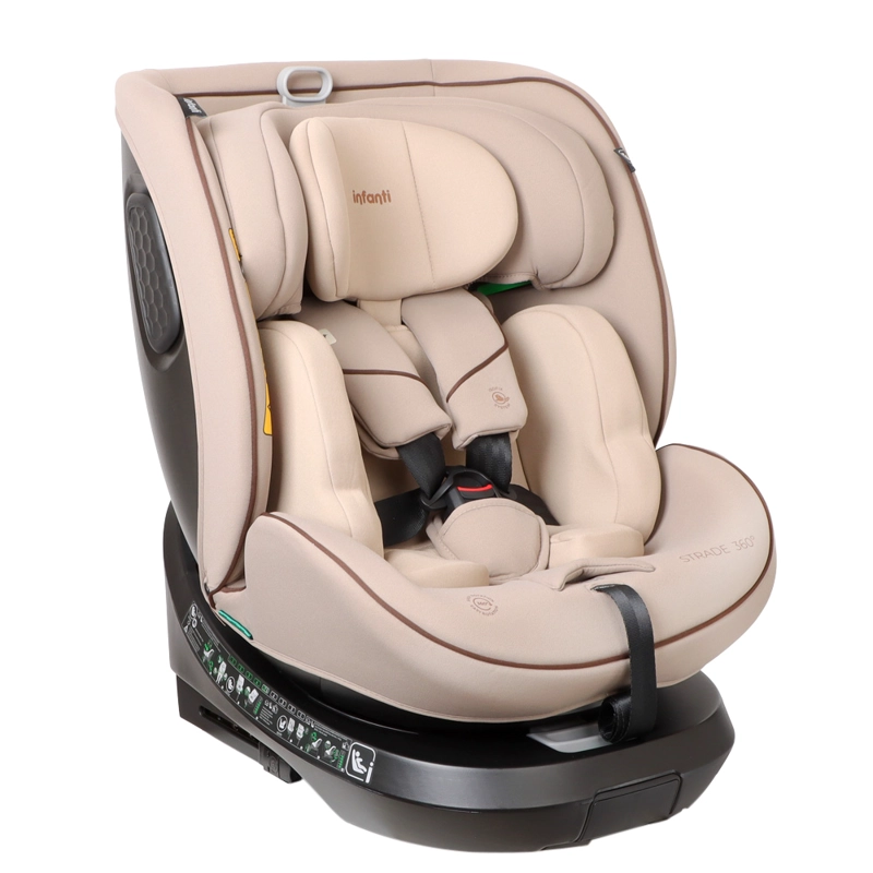 SILLA AUTO CONVERTIBLE STRADE 360° BEIGE INFANTI - 1