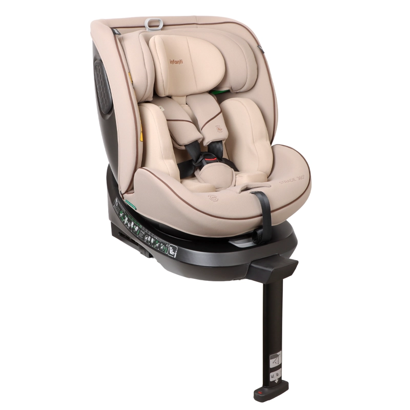 SILLA AUTO CONVERTIBLE STRADE 360° BEIGE INFANTI - 3