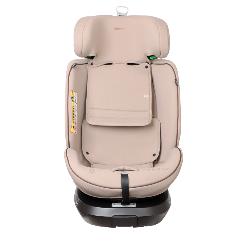 SILLA AUTO CONVERTIBLE STRADE 360° BEIGE INFANTI - 8