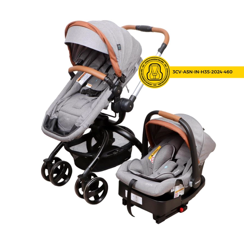 COCHE TRAVEL SYSTEM I-GIRO 2G GREY/SILVER INFANTI - 2