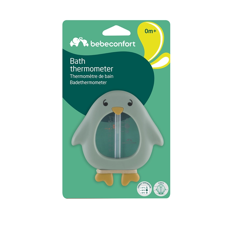TERMOMETRO DE DUCHA PINGÜINO VERDE BEBE  CONFORT - 6