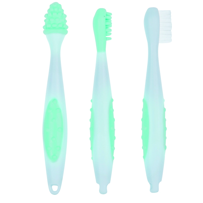 SET DE 3 CEPILLOS DE DIENTES BEBE  CONFORT - 1