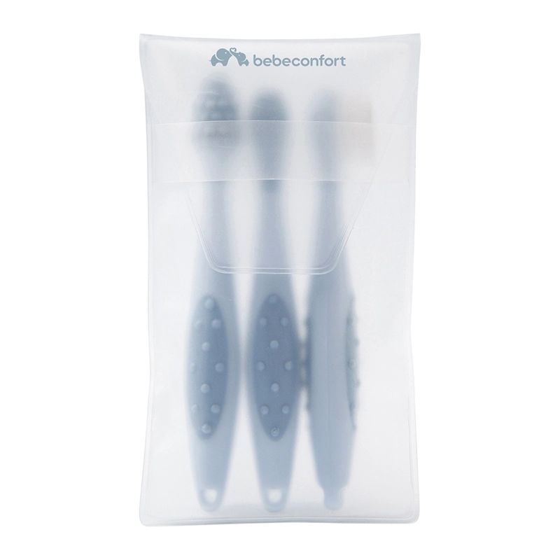 SET DE 3 CEPILLOS DE DIENTES BEBE  CONFORT - 3
