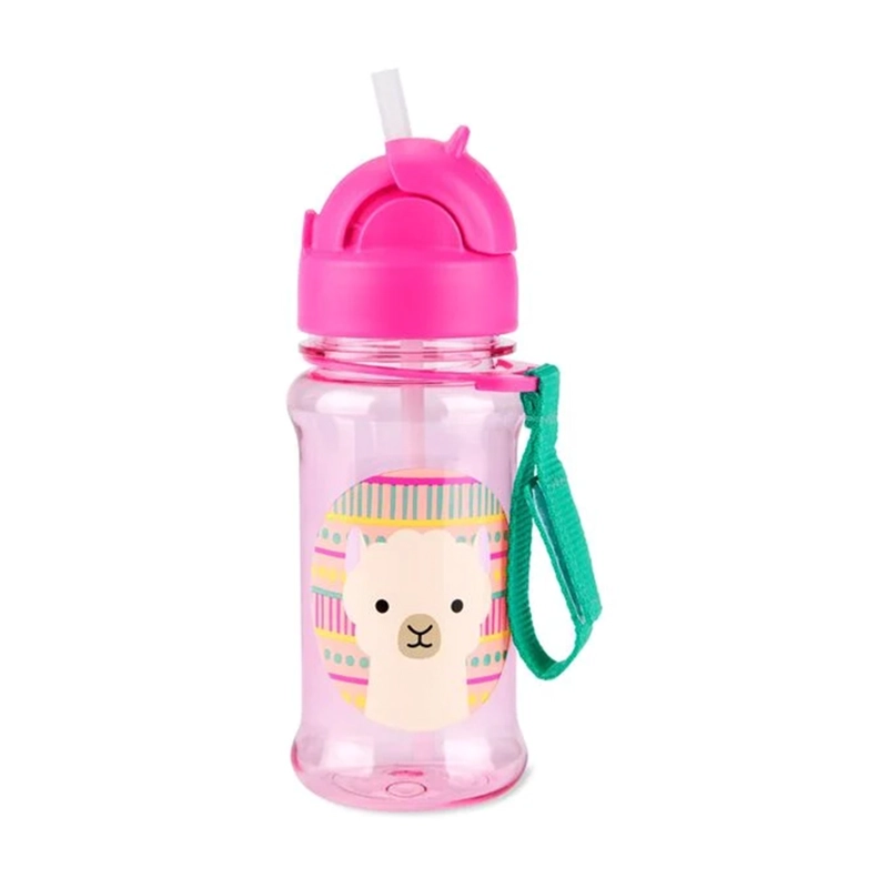 BOTELLA CON BOMBILLA ZOO TRITAN RENEW - LLAMA SKIP HOP - 1