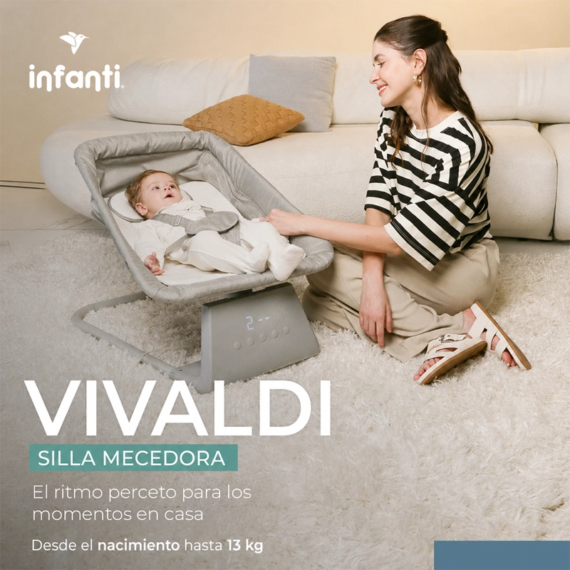 SILLA NIDO VIVALDI GRIS INFANTI - 4
