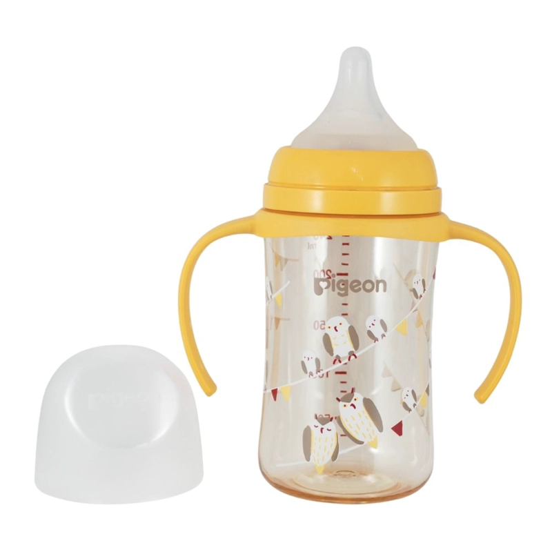 MAMADERA SOFTOUCH PPSU CON ASAS 240ML PIGEON - BUHO - 2