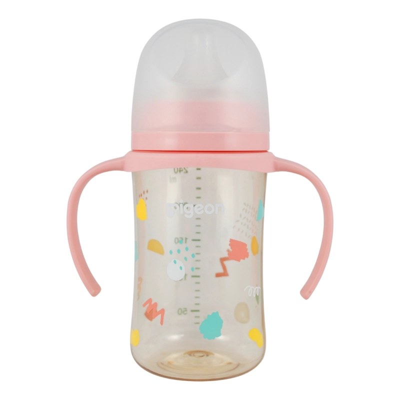 MAMADERA SOFTOUCH PPSU CON ASAS 240ML PIGEON - PARTY - 1