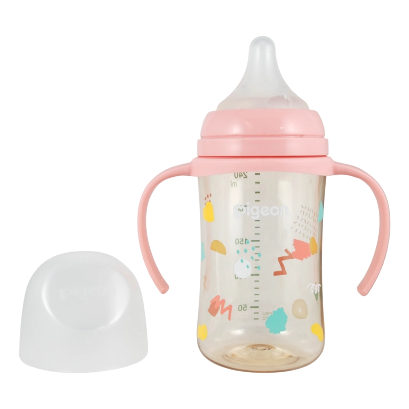 MAMADERA SOFTOUCH PPSU CON ASAS 240ML PIGEON - PARTY - 2
